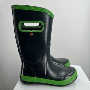 BOGS Solid Rubber Rain Boots Youth US Size 2